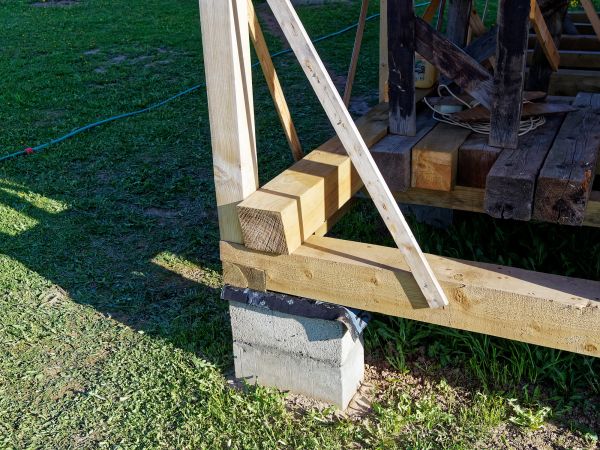 Porch Foundation Stabilization